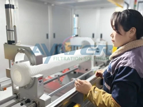 AYATER- Pleated filter production AYATER- Pleated filter production